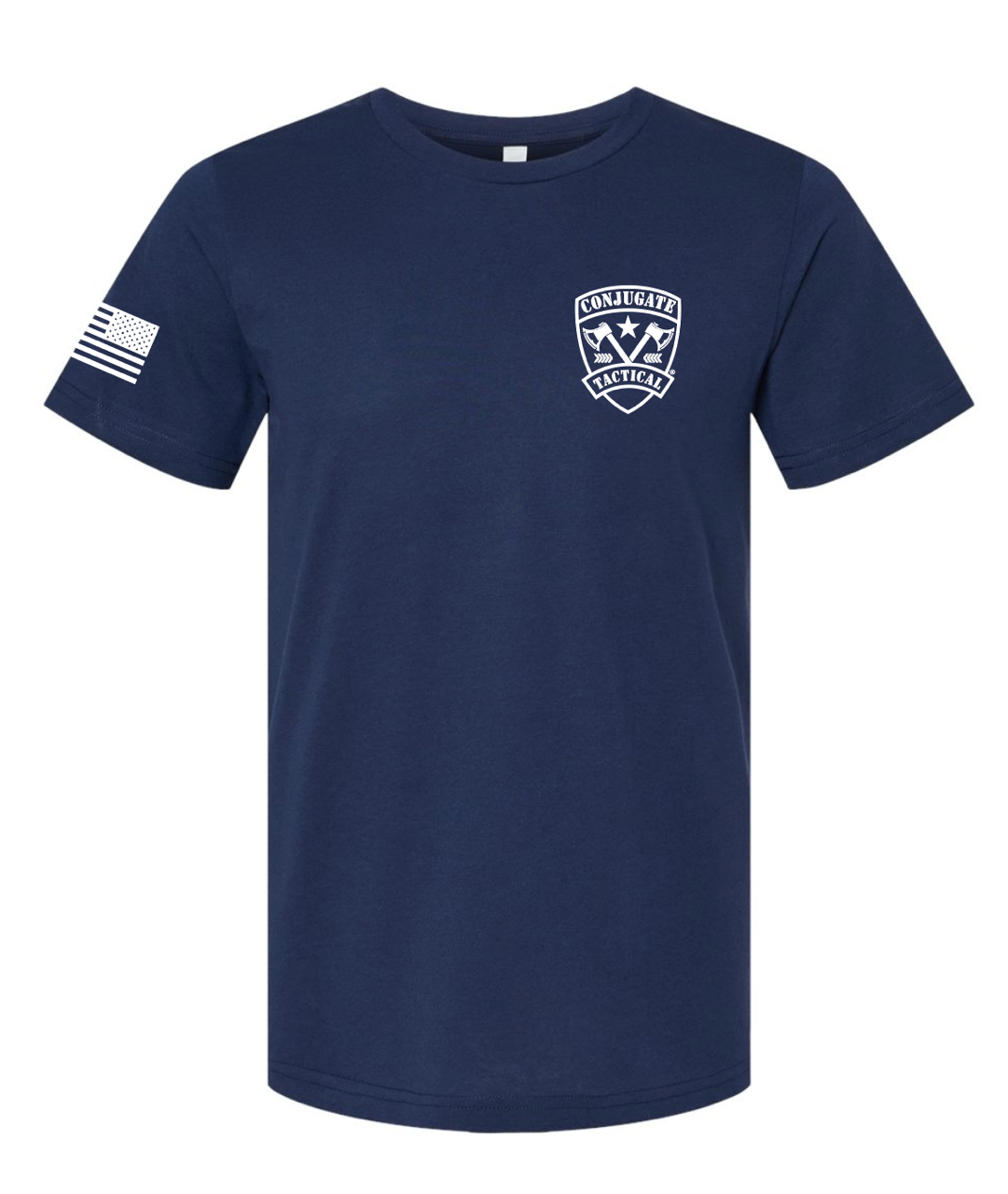The Conjugate Tactical T Shirt: NAVY BLUE